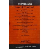 Professional's Law of Contract Bare Act 